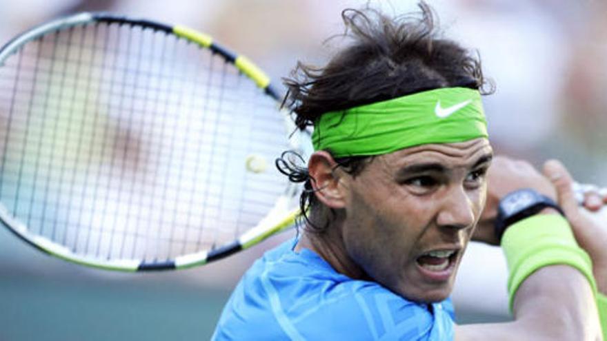 Rafa Nadal durante el partido ante Marcel Granollers.