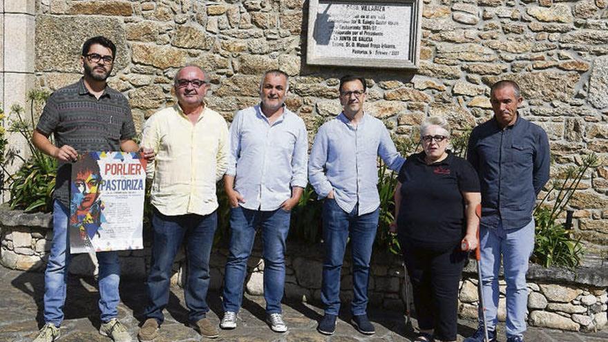 Organizadores de la representación teatral sobre Porlier.