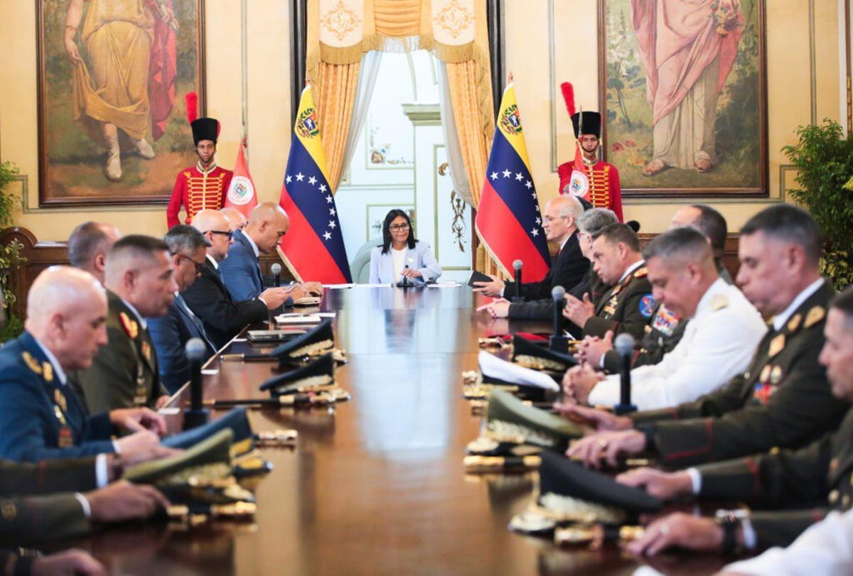 La presidenta encargada de Venezuela, Delcy Rodríguez.