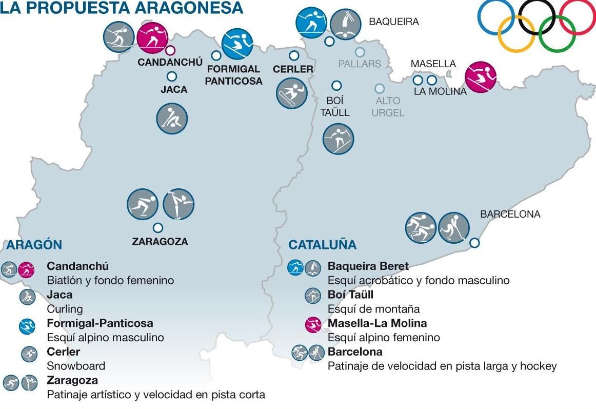 La distribución que propone Aragón.
