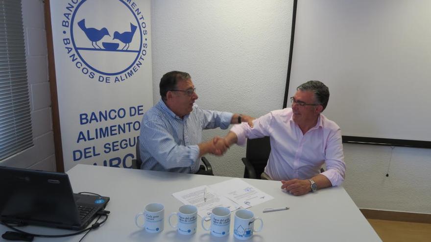 Aguas de Murcia firma un convenio de colaboración con el Banco de Alimentos