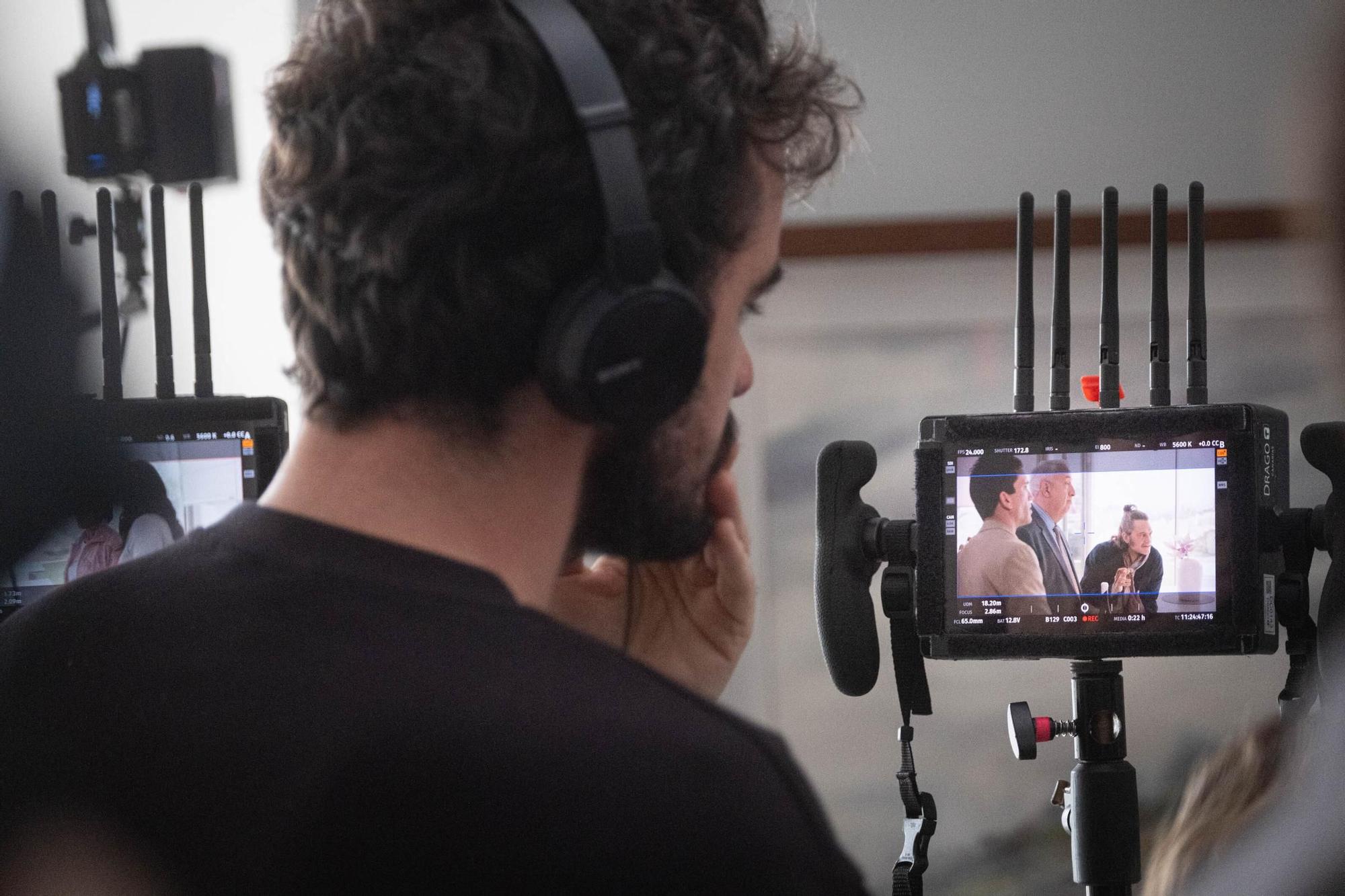 Visita al rodaje de 'Coartadas'