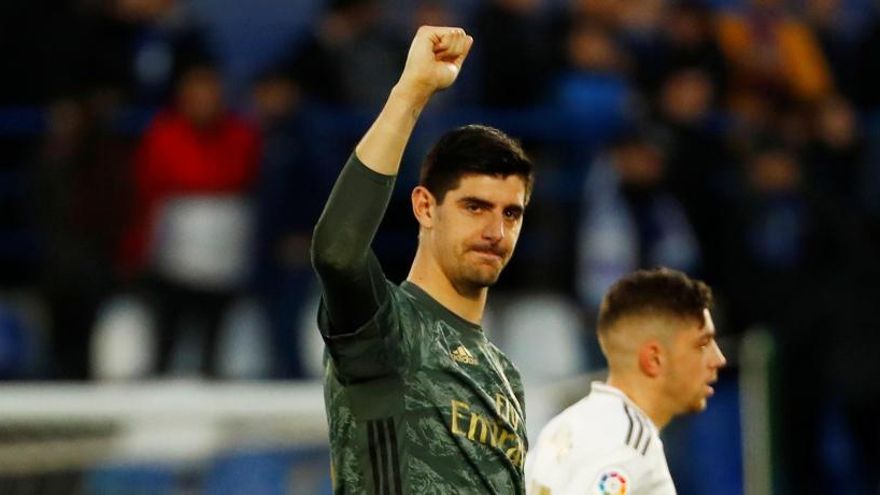 El portero del Real Madrid, Thibaut Courtois.