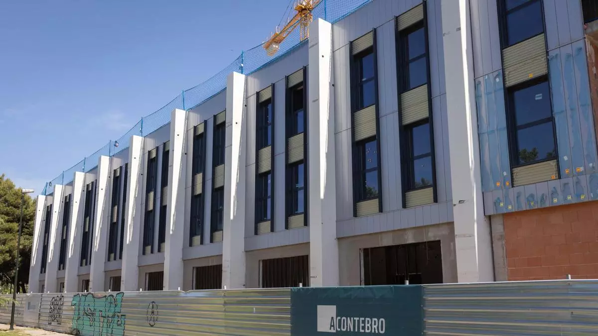 Zaragoza estrenará el bloque de viviendas de alquiler para 352 jóvenes después del verano: se podrán reservar a partir de julio