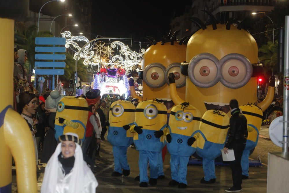 Cabalgata de los Reyes Magos en Alicante.