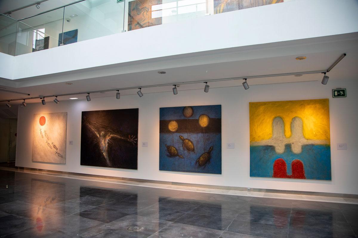 El Centro de Arte y Exposiciones de Ejea reabre con una muestra antológica de la atormentada obra de Víctor Mira