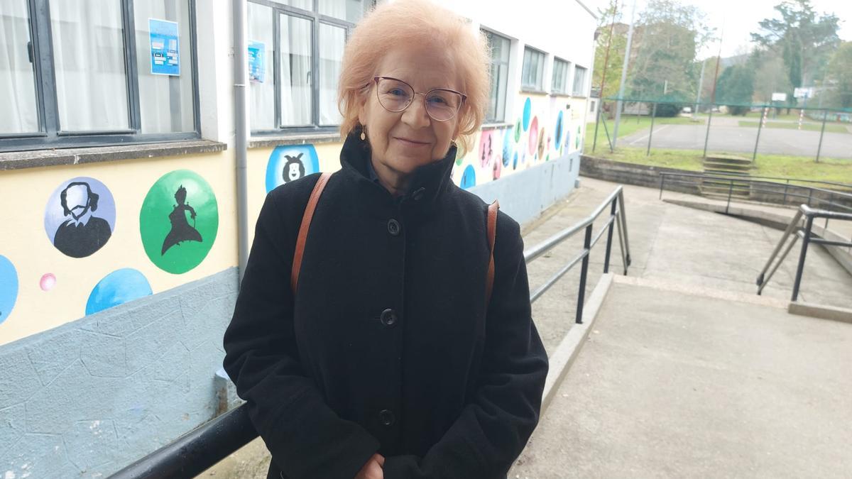 Margarita del Val, este jueves, en Vegadeo.