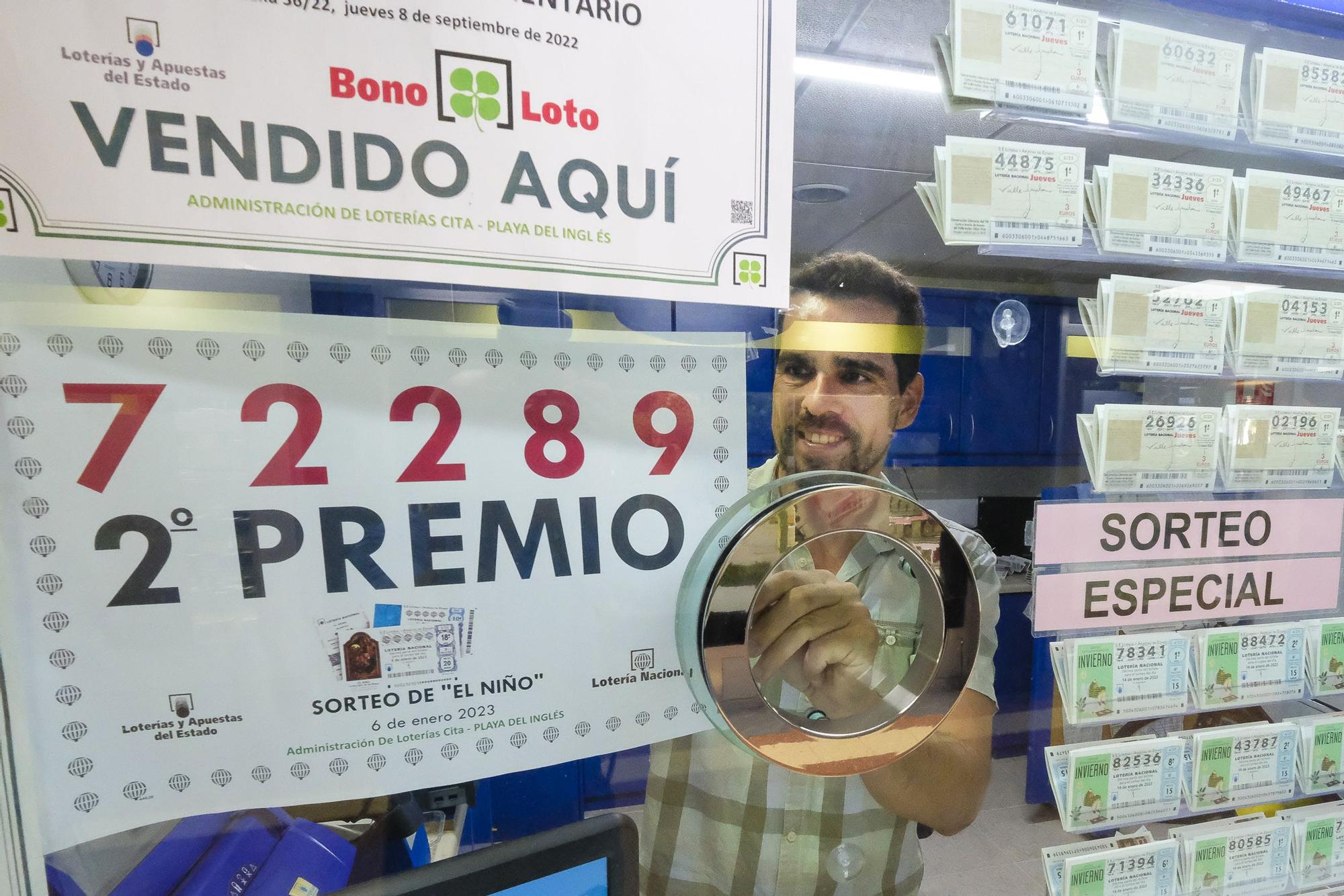 El Centro Comercial Cita reparte suerte con el segundo premio de la Lotería del Niño