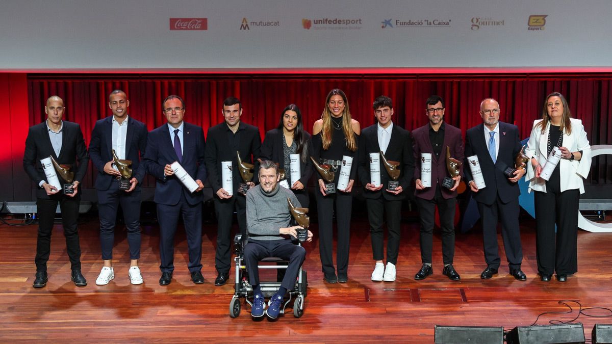 Los premiados de la 26ª edición de la Festa de l'Esport Català