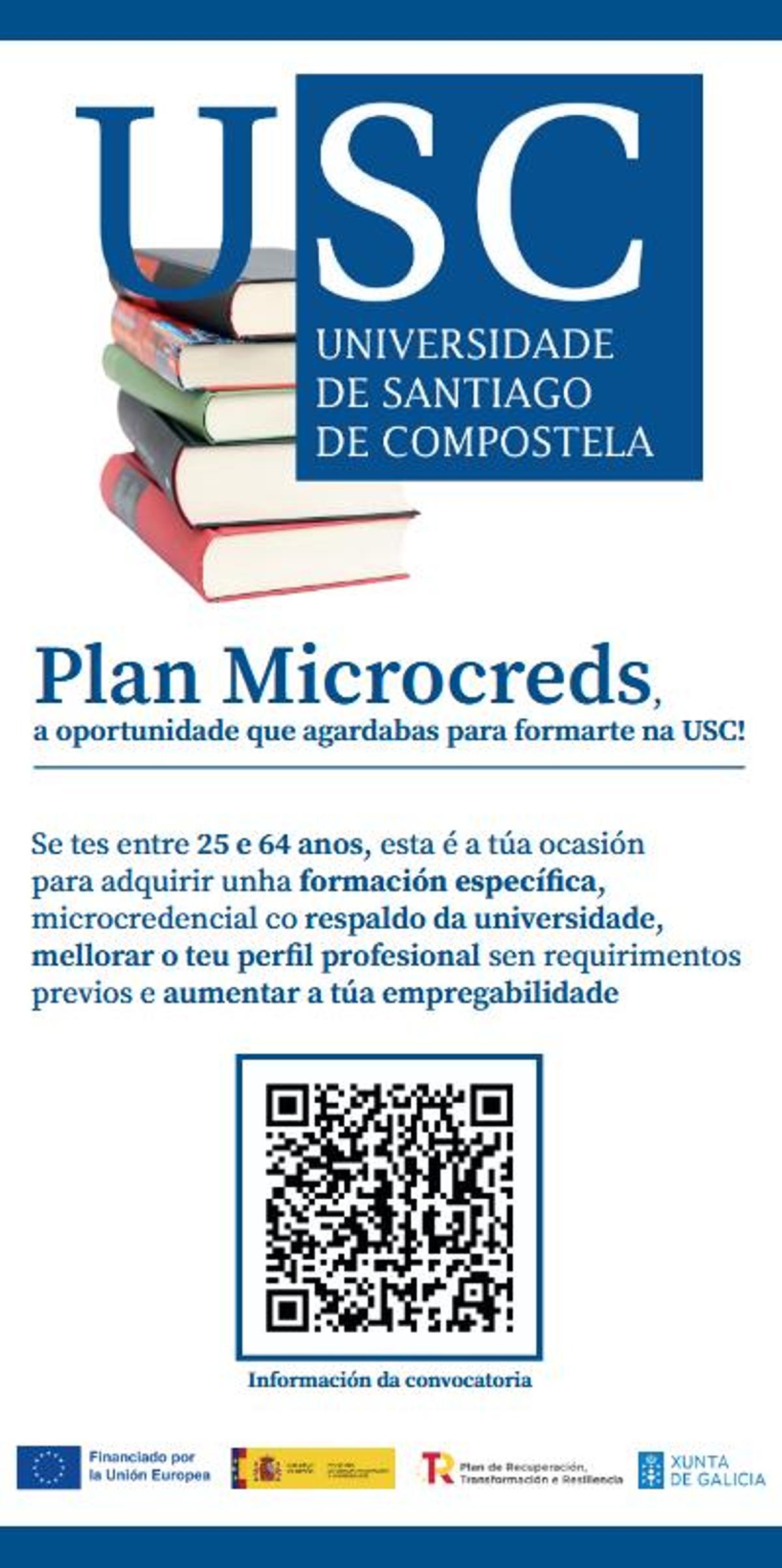 O Plan Microcreds ofrece formacións específicas e microcredenciais.