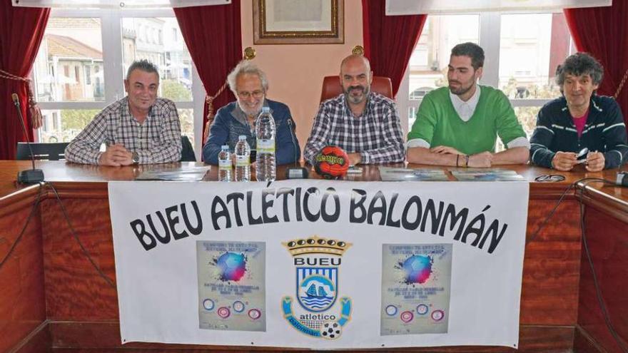 Pablo Portela, Manolo Otero, Félix Juncal, Víctor Castro y Moncho Martínez. // Gonzalo Núñez