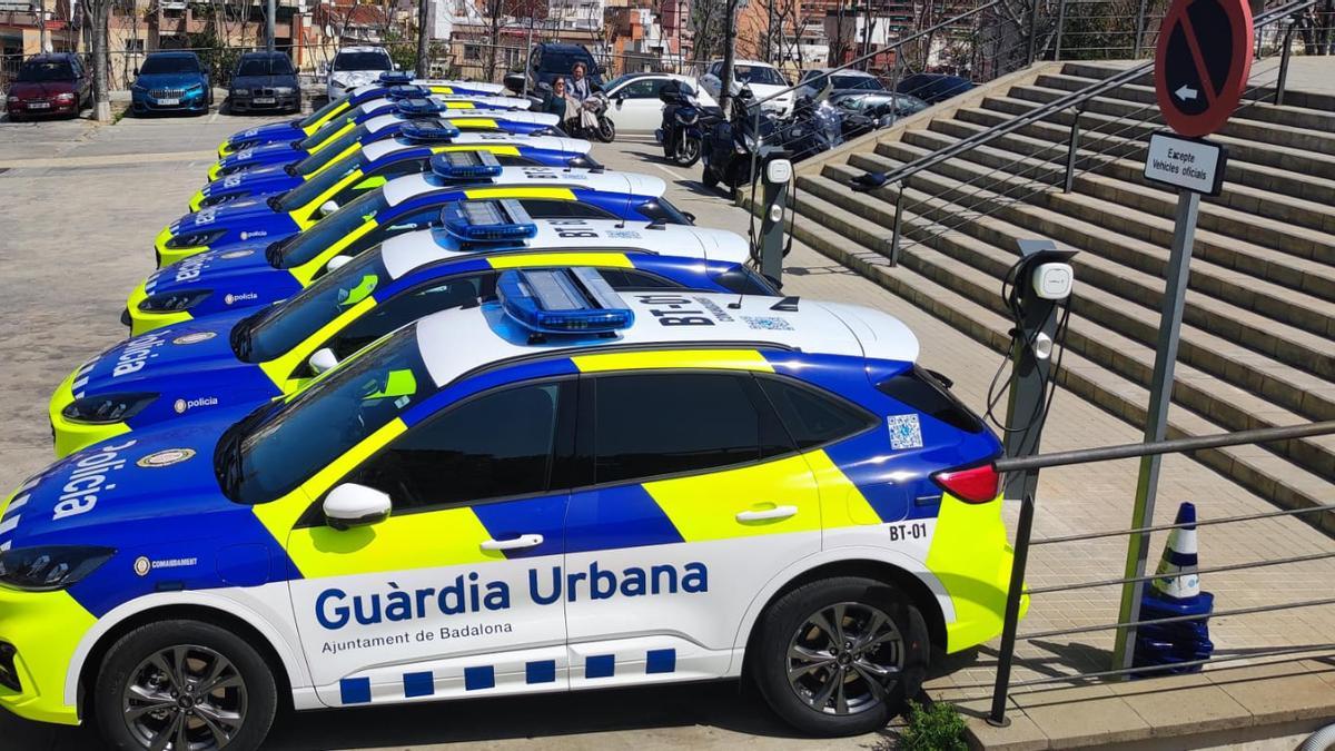 Imagen de los nuevos vehículos de la Guàrdia Urbana de Badalona, presentados el pasado mes de abril