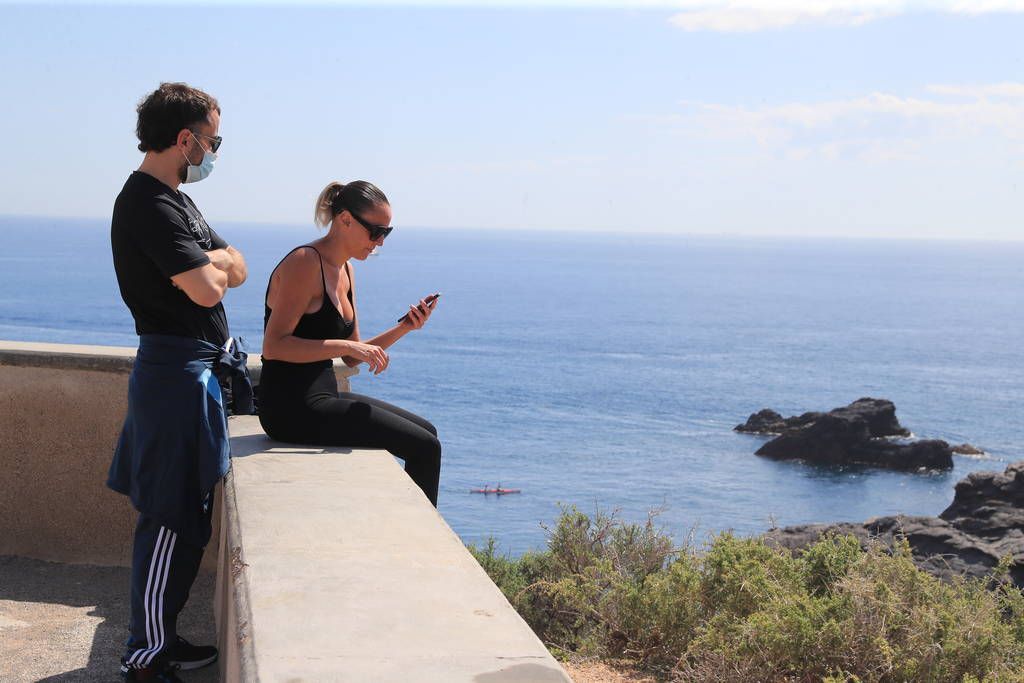 Así estaban hoy Cabo de Palos y La Manga