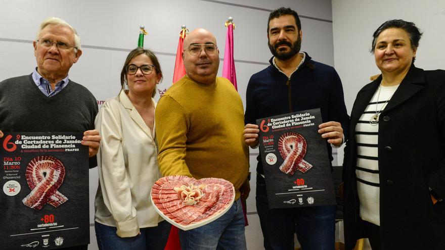 Más de 90 cortadores de jamón, en Plasencia por la salud mental