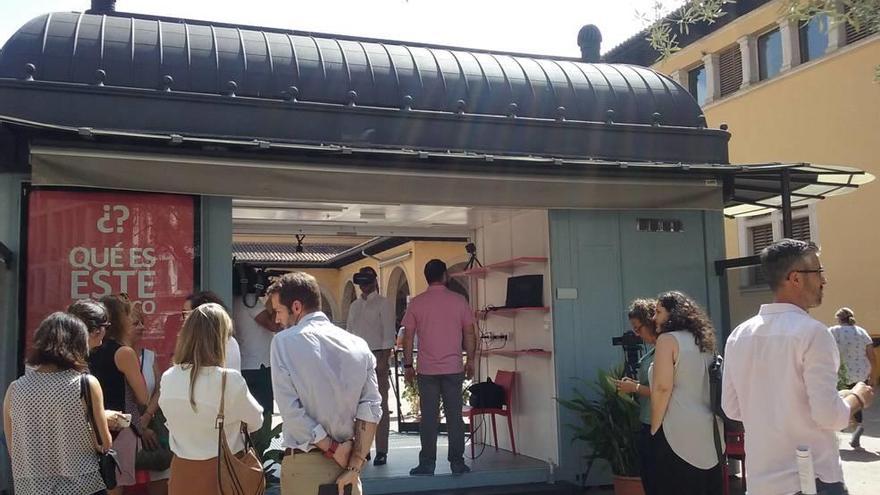 Ayer se abrió el nuevo espacio de Palma Activa en la plaza del Olivar.