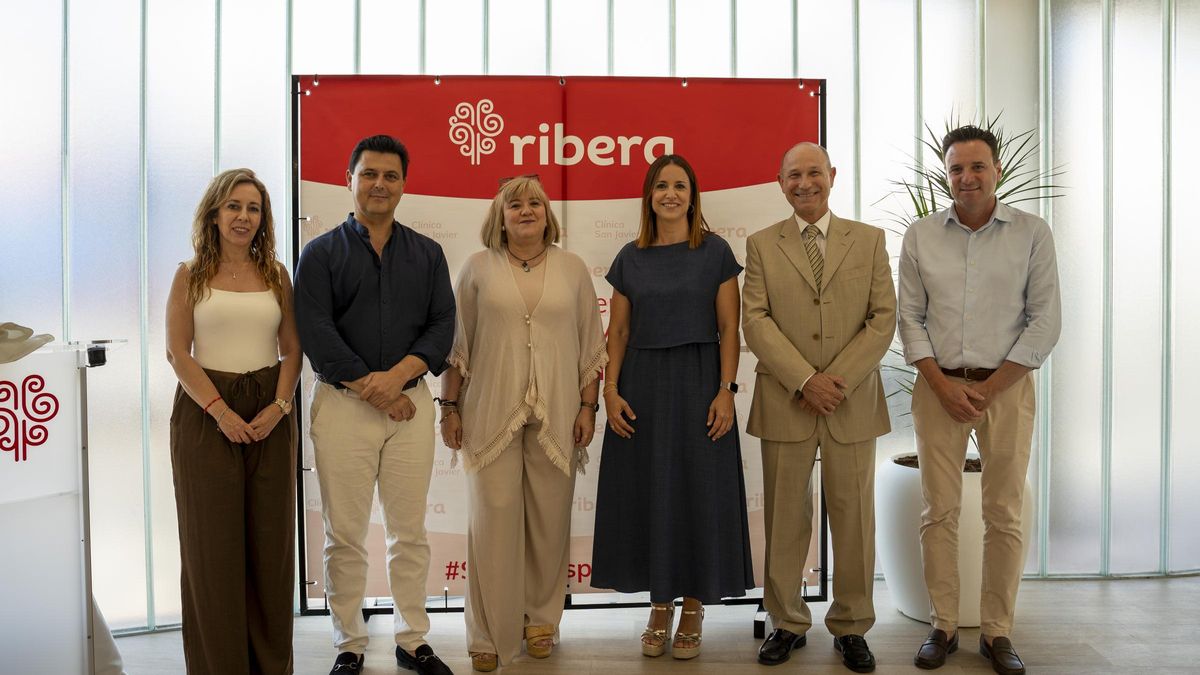 Acto de inauguración de la nueva Clínica de Ribera en San Javier.