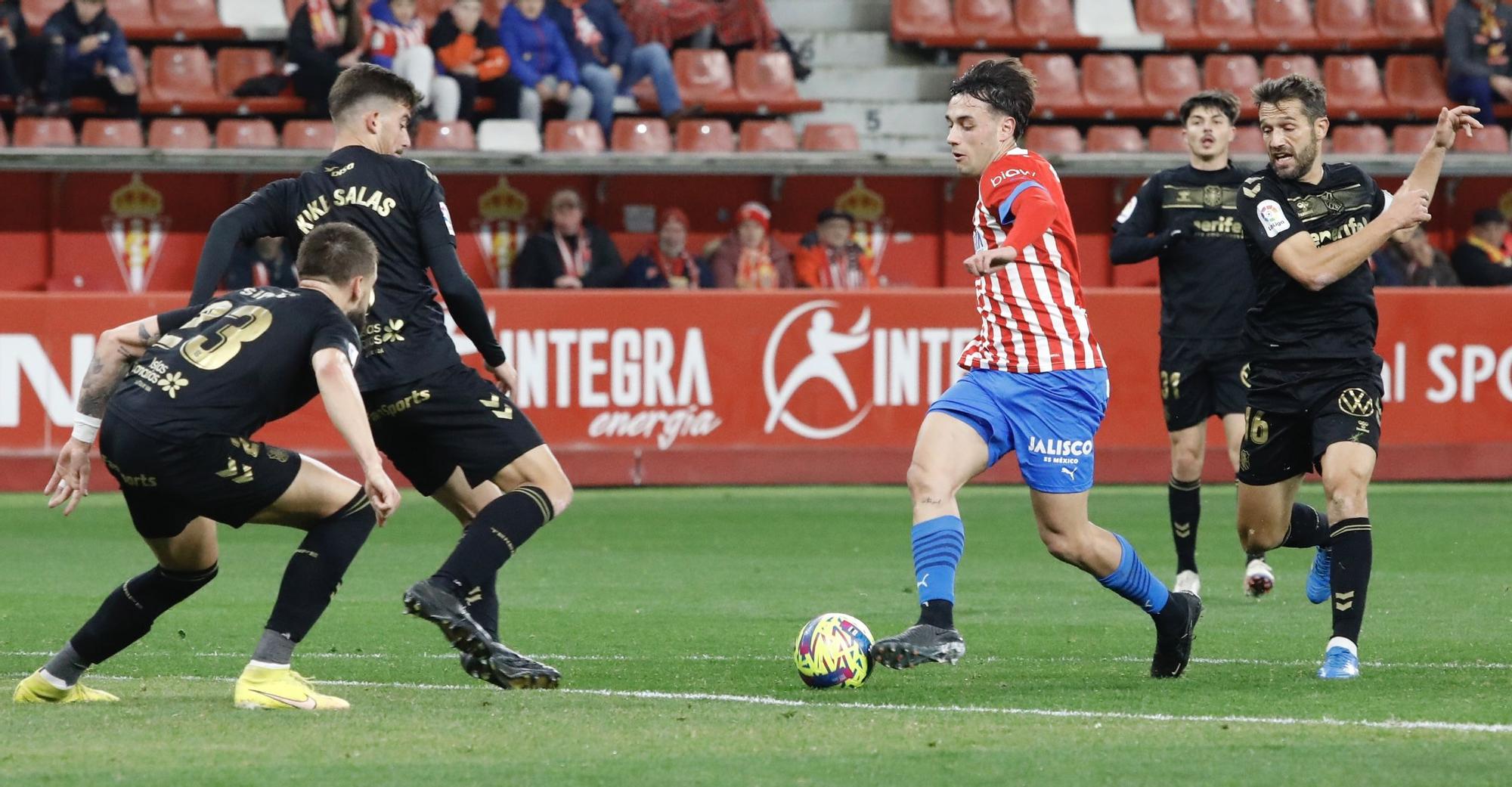 Así se vivió el encuentro entre el Sporting y el Tenerife