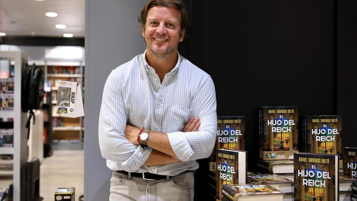 Rafael Tarradas, este miércoles, en el Ámbito Cultural de El Corte Inglés de Zaragoza.