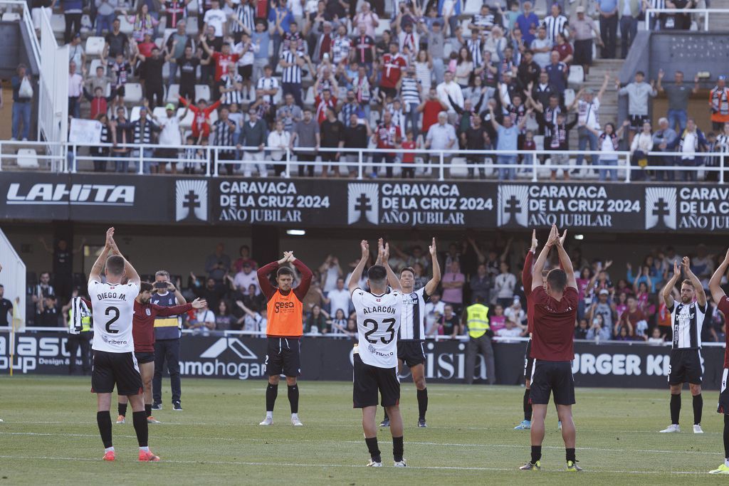 Las imágenes de la victoria del FC Cartagena que asegura su permanencia