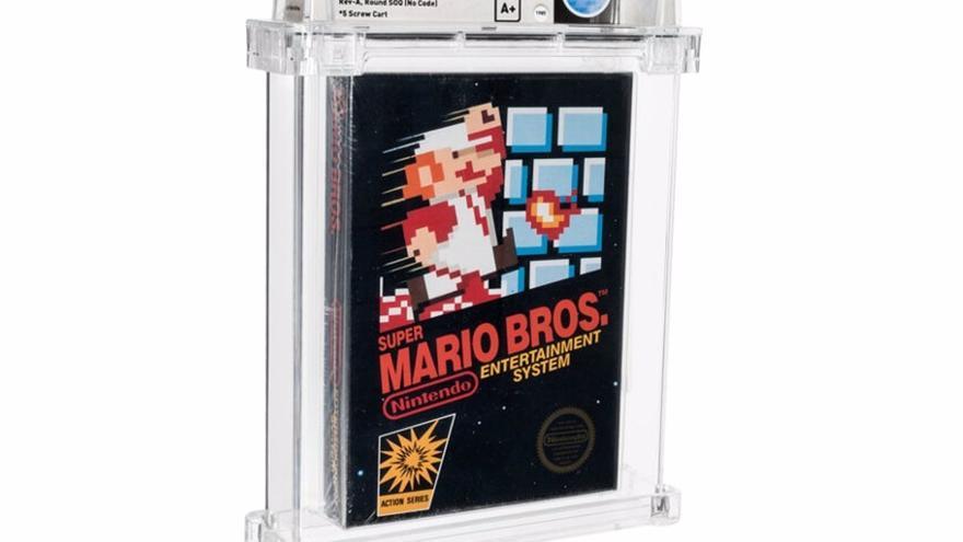 Una copia rara de Super Mario Bros. se convierte en el juego más caro de la historia al subastarse por 660.000 dólares