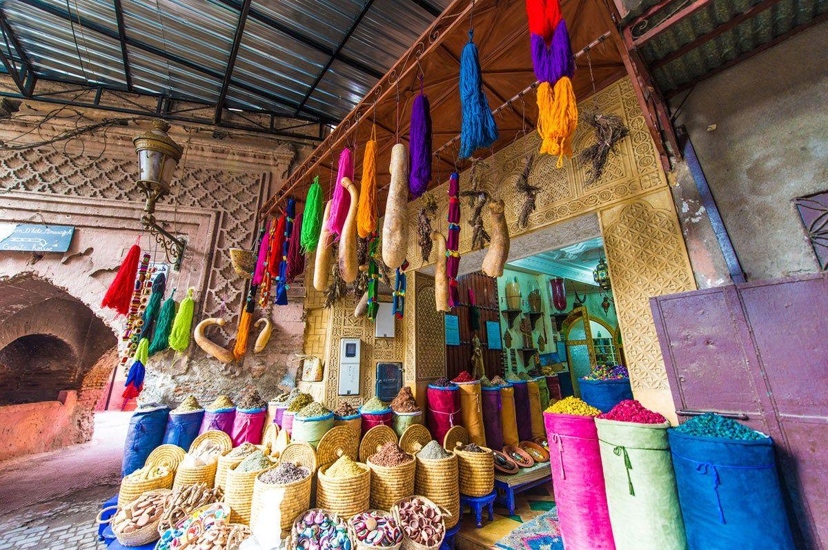 Los vibrantes colores de Marrakech