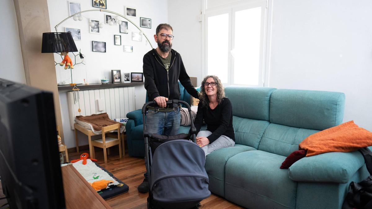 Fernando Barroso i Núria Magriñà, a casa seva.