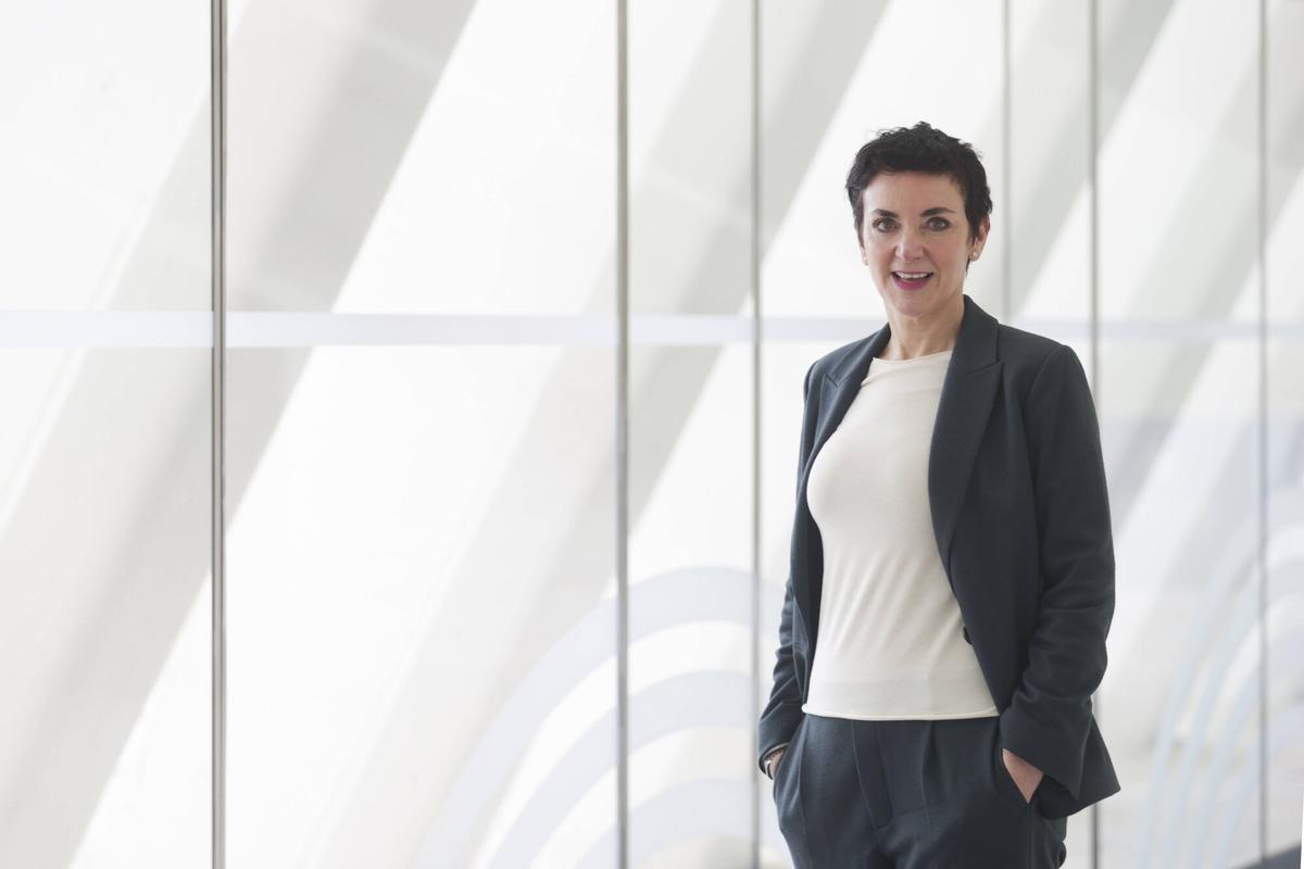 María Lledó, en Oviedo, posando para LA NUEVA ESPAÑA.