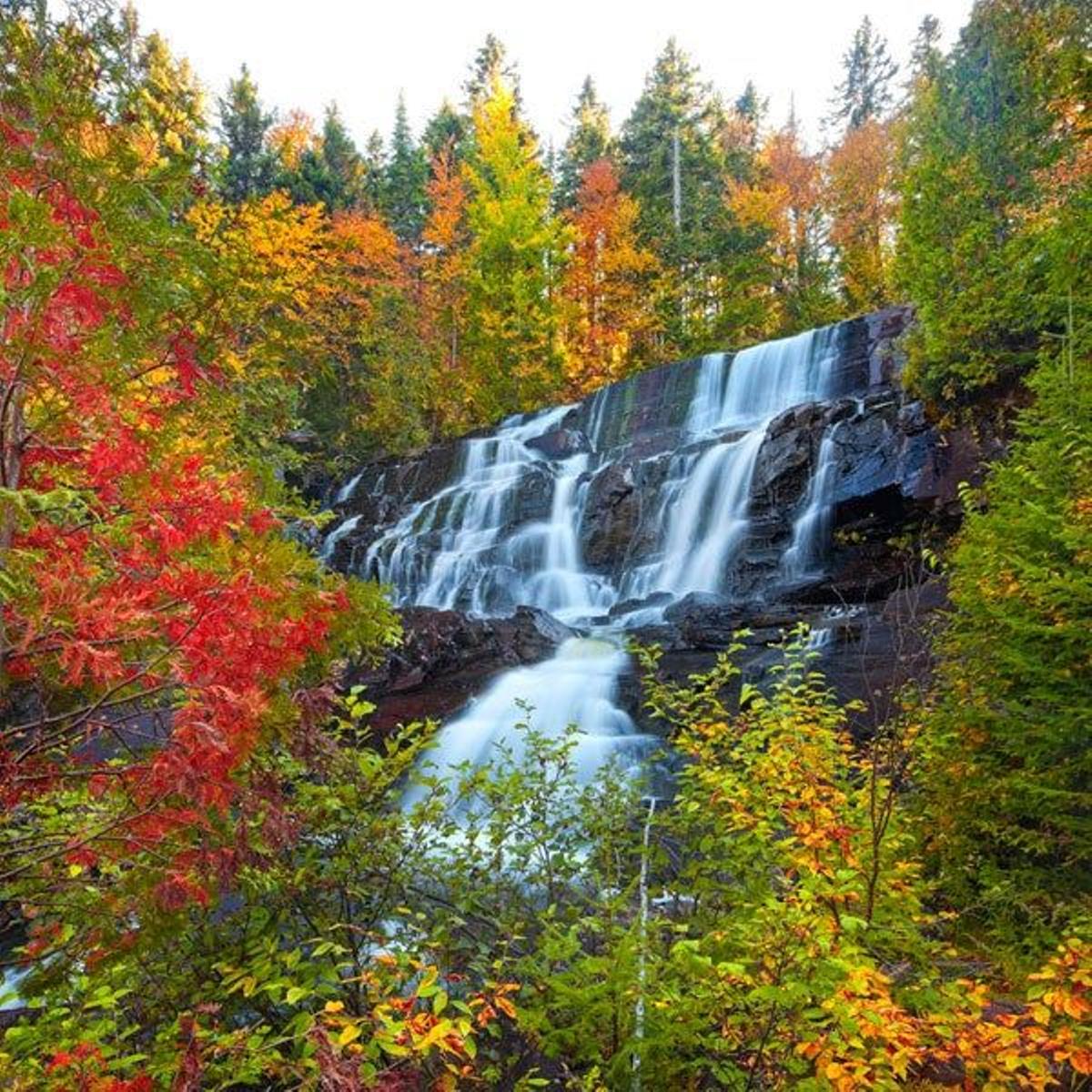 Montañas Laurentian, al sur de Quebec, Canadá.