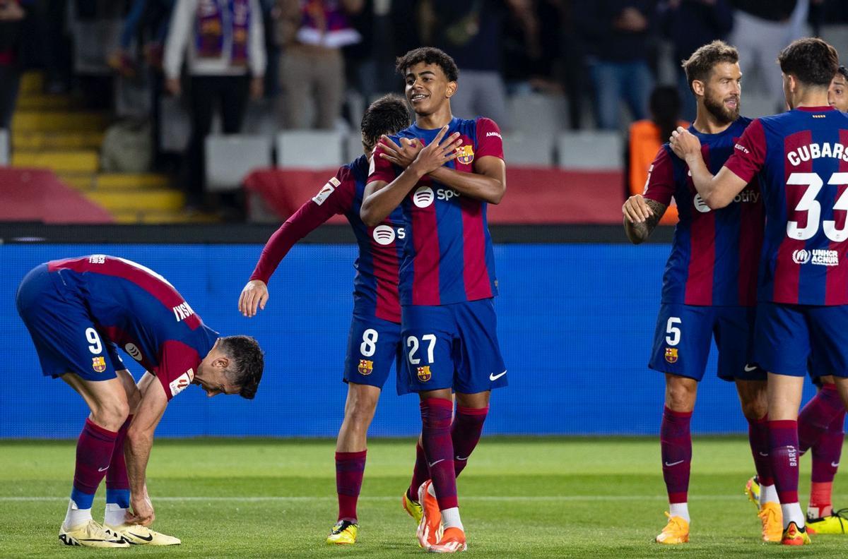 FC Barcelona - Real Sociedad, el partido de LaLiga EA Sports , en imágenes.