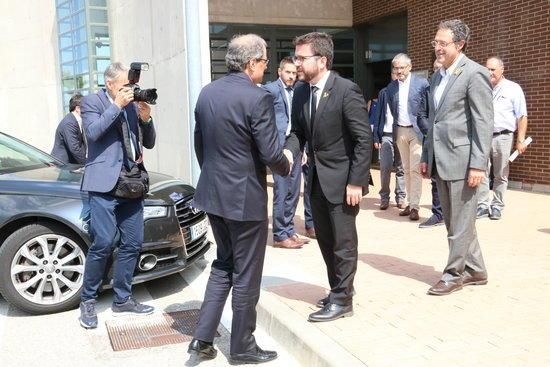 Torra visita Forcadell i Bassa