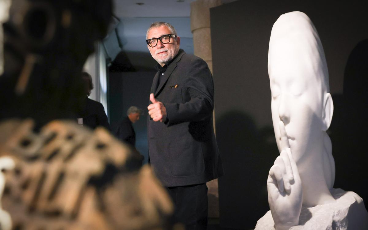 Presentación de la exposición Jaume Plensa. Poesía del silencio, en La Pedrera