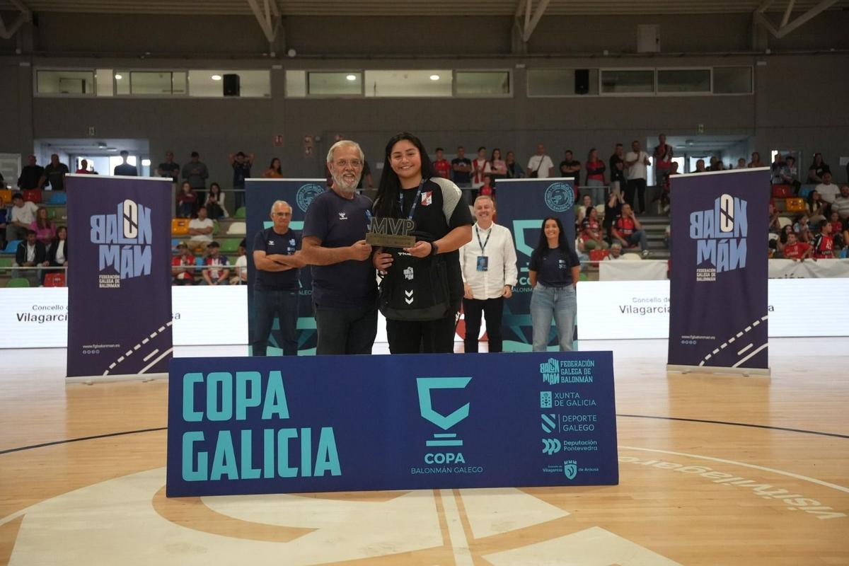 Machuca, MVP de la Copa Galicia.