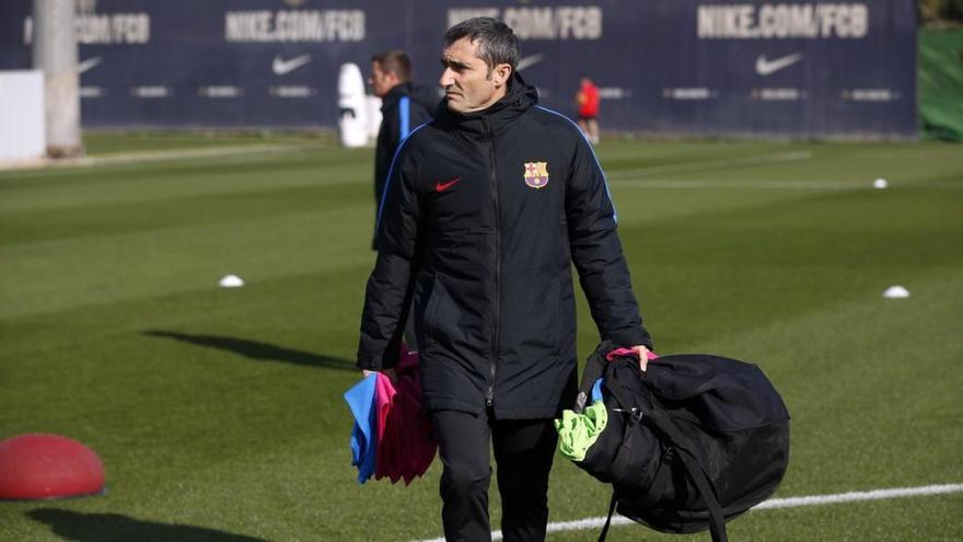 El entrenador del FC Barcelona, Ernesto Valverde. // @FCBarcelona_es