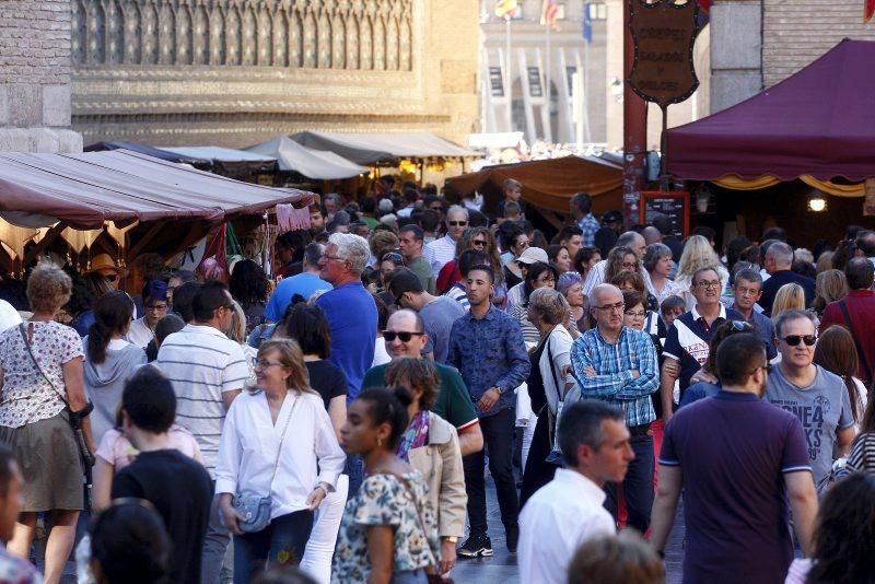 Mercado medieval en Zaragoza