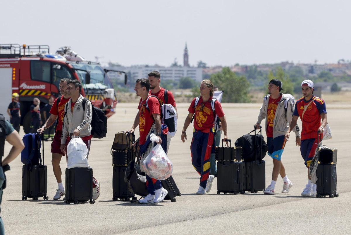 La Selección aterriza en Madrid tras proclamarse como campeona en el Mundial