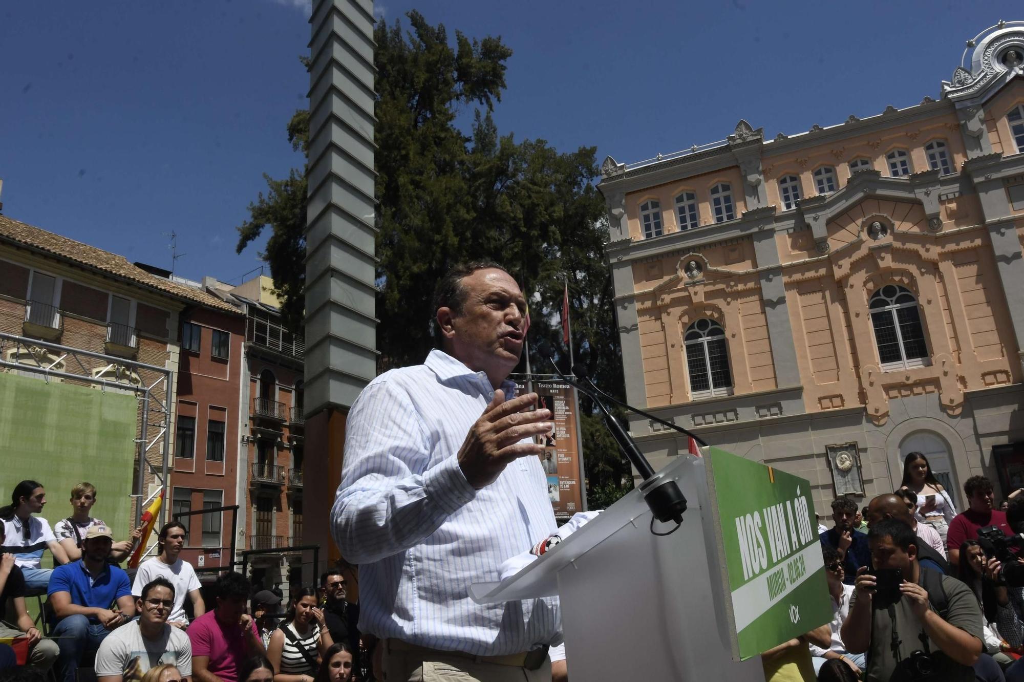 Acto de Santiago Abascal y Jorge Buxadé en Murcia