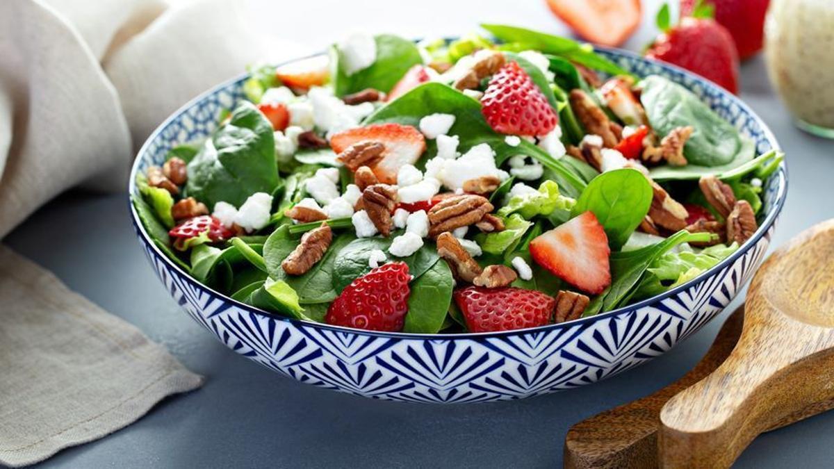 Ensalada de fresas.