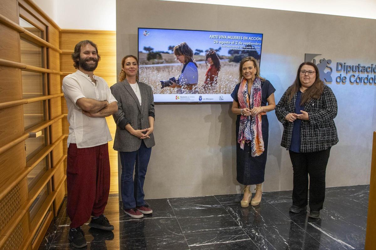 La Diputación de Córdoba promueve una tercera edición de la residencia artística de mujeres Arte Viva.