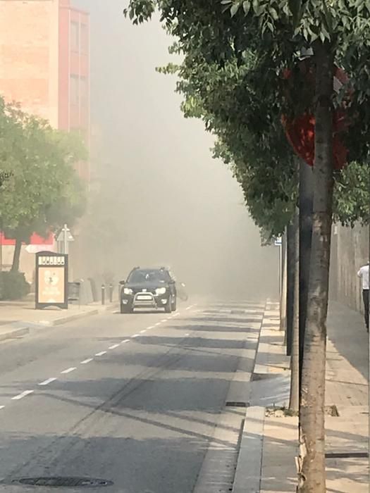 Foc en un restaurant de l'avinguda Vilallonga