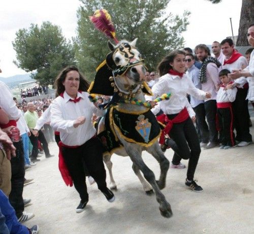 Bando de caballos y carrera de ponis en Caravaca de la Cruz