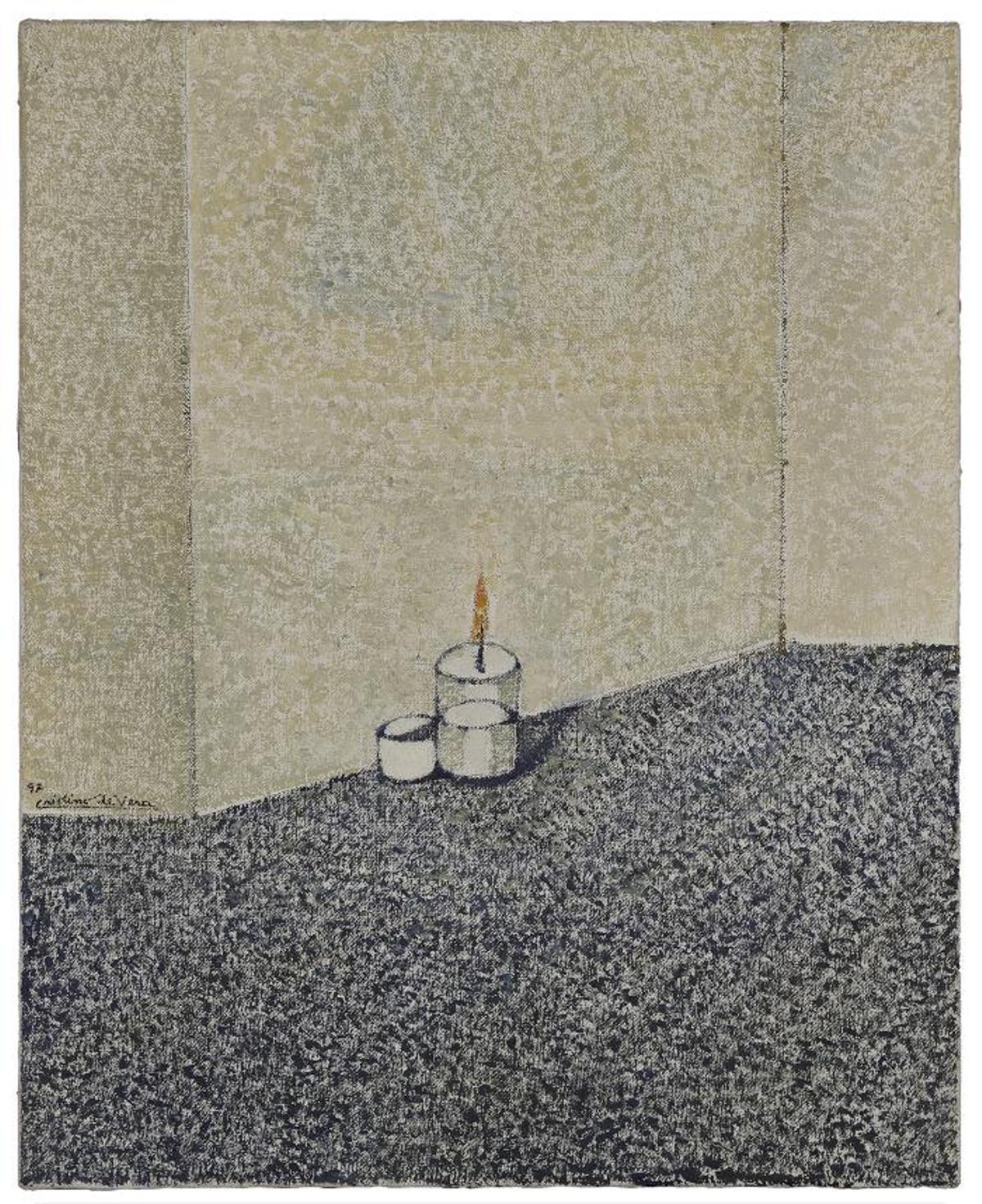 'Muros y dos objetos blancos', de Cristino de Vera (1997)