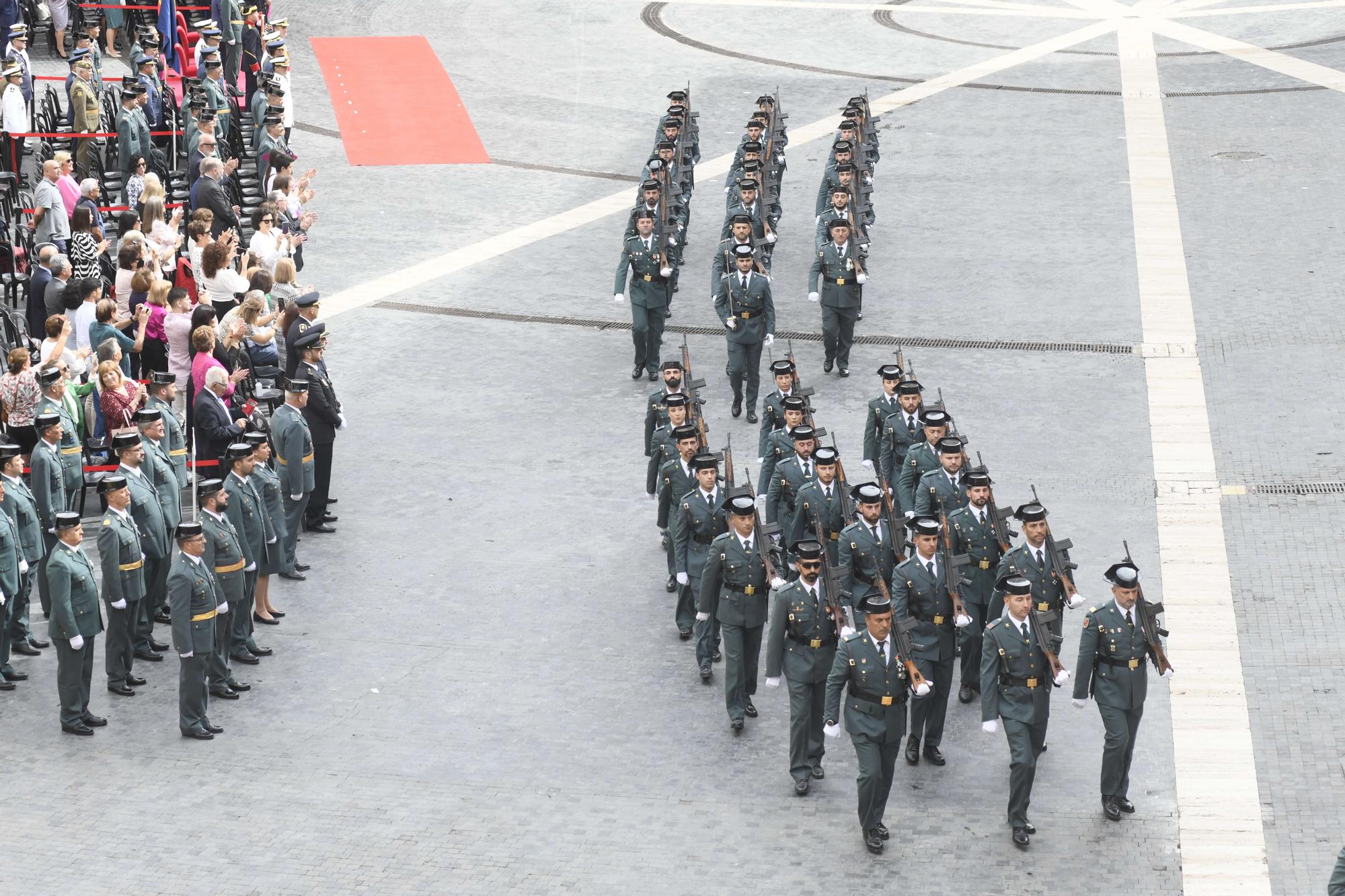 Acto institucional de la Guardia Civil en Murcia por el día de su Patrona