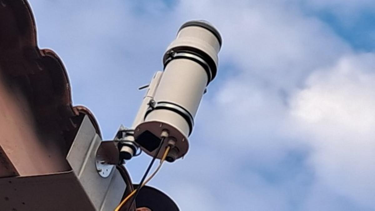 Detector instalado en el Campus de Rabanales.