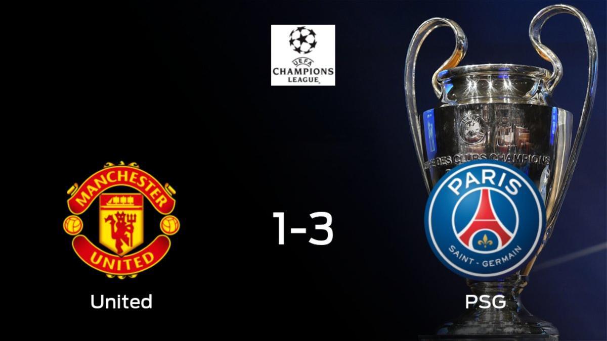 El París S. Germain gana 1-3 en el estadio del Manchester United