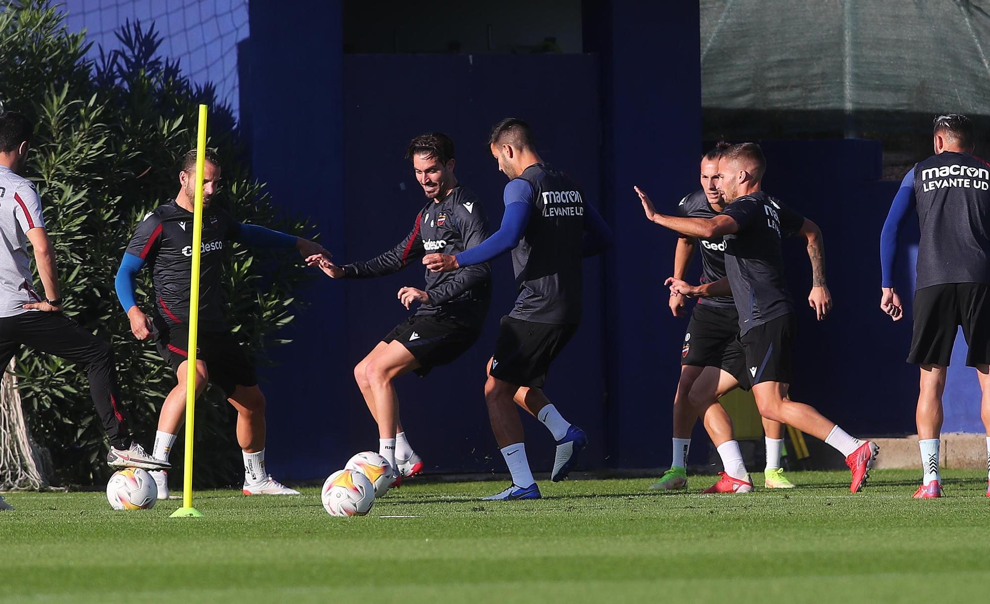 Así ha sido del entrenamiento del Levante UD de hoy