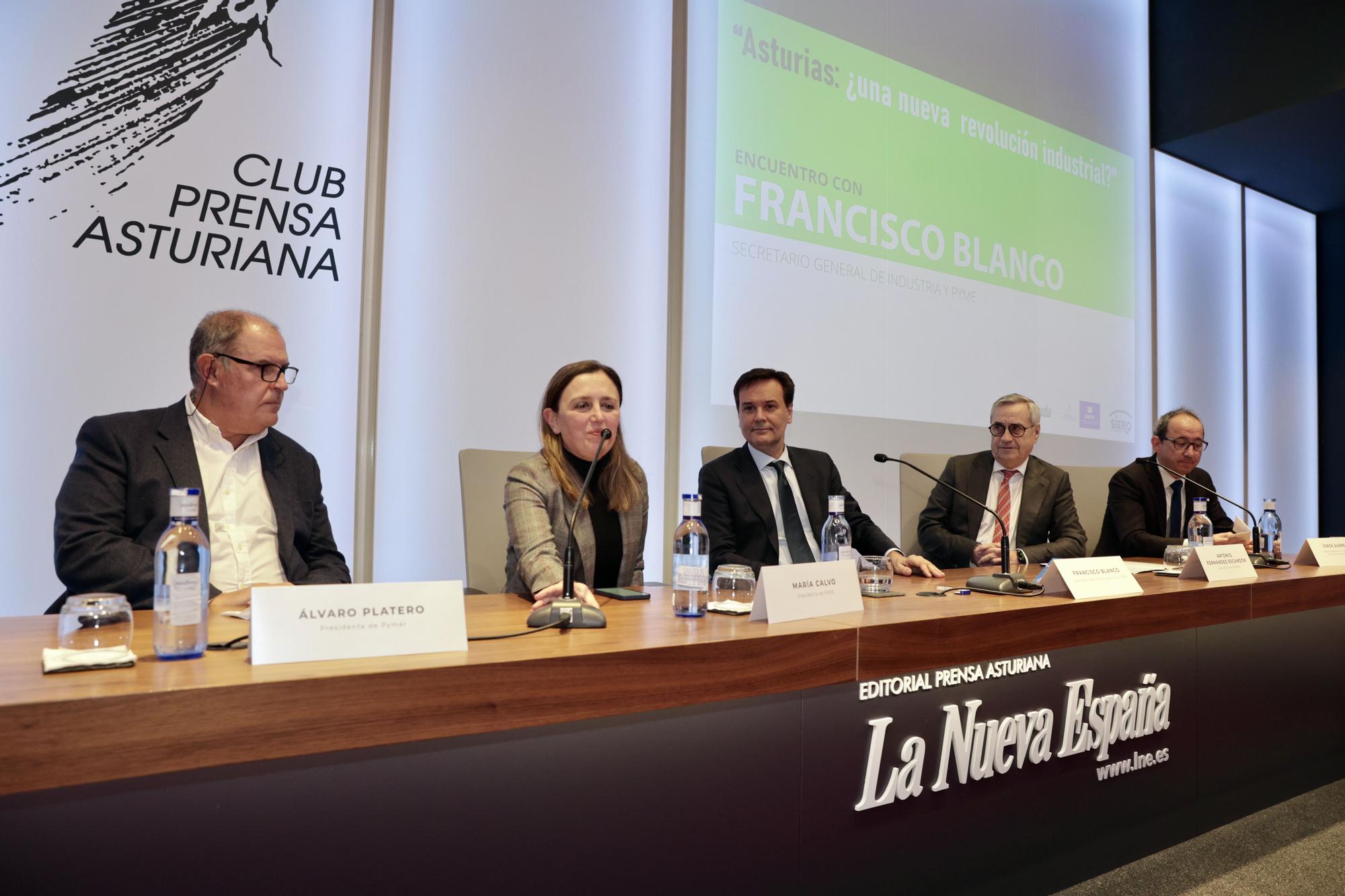 Encuentro en LA NUEVA ESPAÑA con Francisco Blanco, secretario general de Industria y Pyme