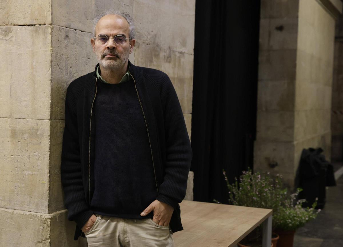 Gonçalo M. Tavares, ayer, en el Antiguo Instituto.