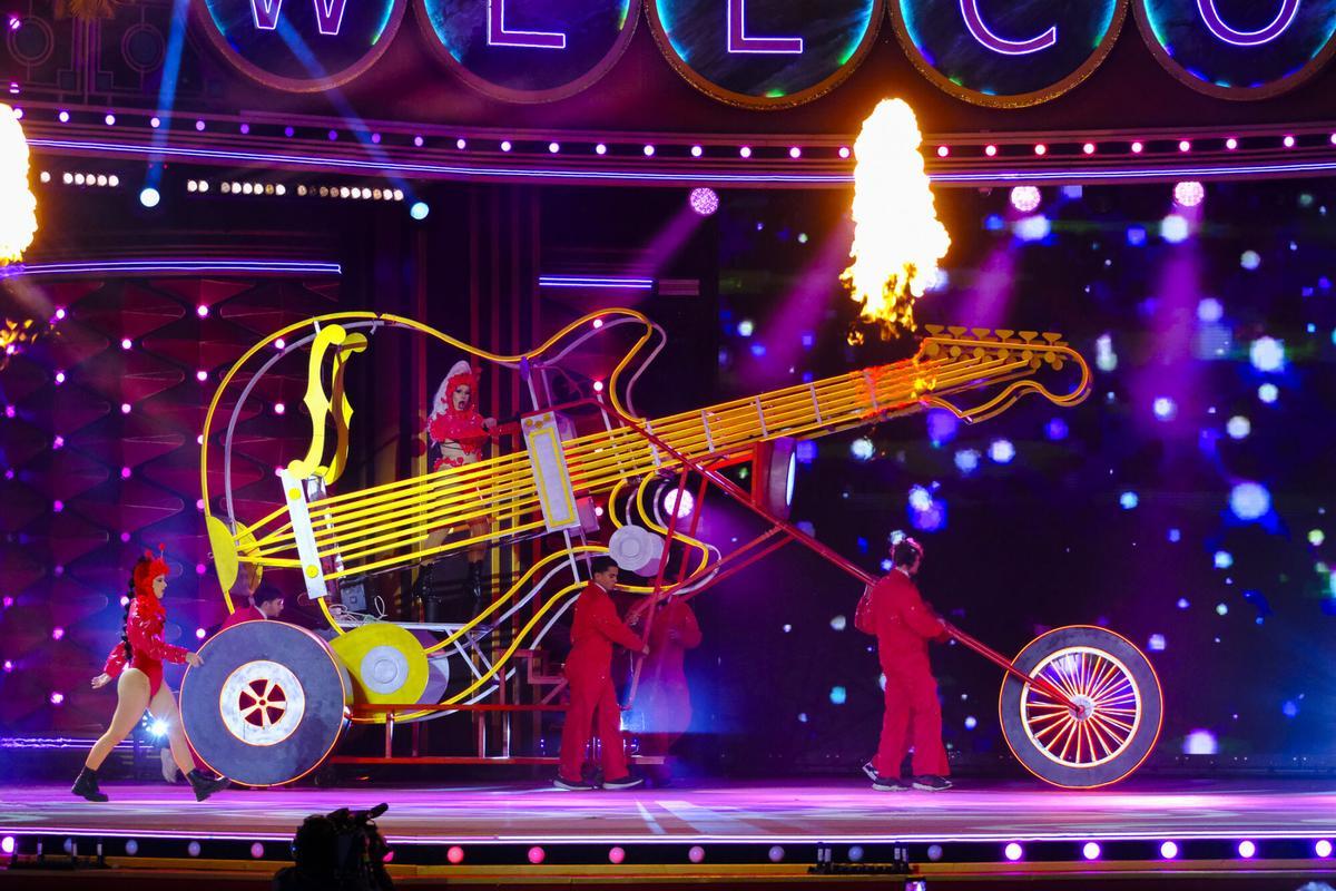 20-02-2026 LAS PALMAS DE GRAN CANARIA. Gala de elección Drag Queen Carnaval 2026. Obertura  | 20/02/2026 | Fotógrafo: Andrés Cruz