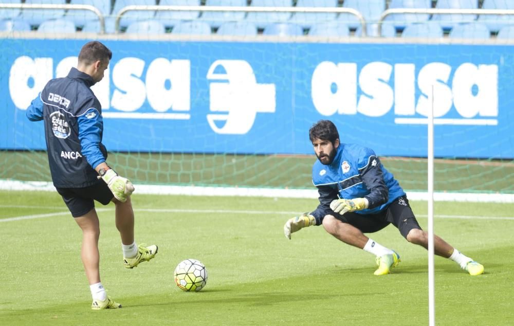 Entrenamiento y lista del Deportivo