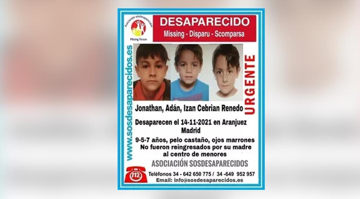 La Policia busca els tres nens que la seva mare es va emportar sense permís d’un centre de menors d’Aranjuez